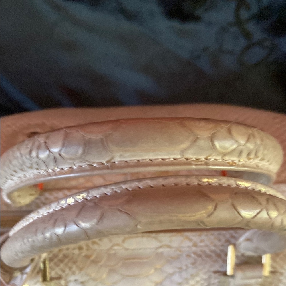 Alice & Olivia Elegant Snake-Embossed Handbag chain strap, coin bag & dust bag - Picture 3 of 15